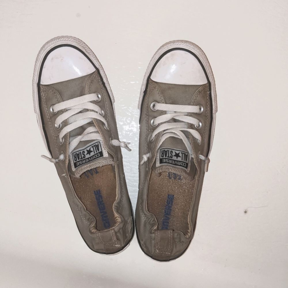 Converse Gray Sneakers Classic Low-Top Canvas